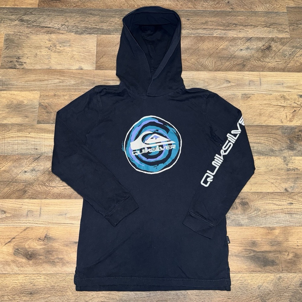 Quiksilver Hoodie Fit Long Sleeve T Shirt Youth Size 12